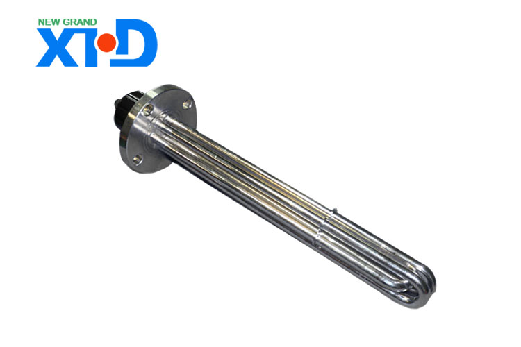 不銹鋼法蘭模溫機(jī)電加熱管 不銹鋼法蘭模溫機(jī)電加熱管